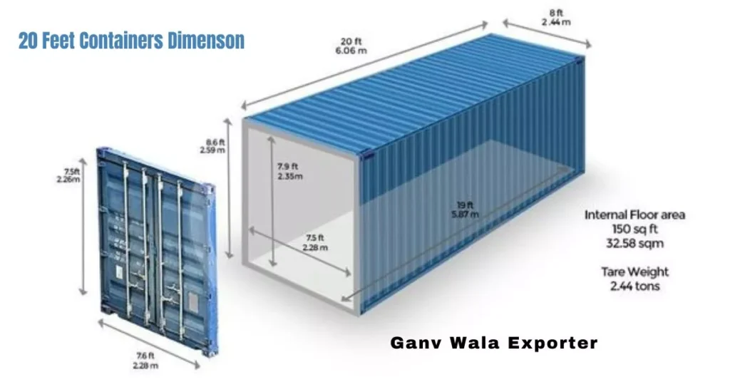 20 feet container