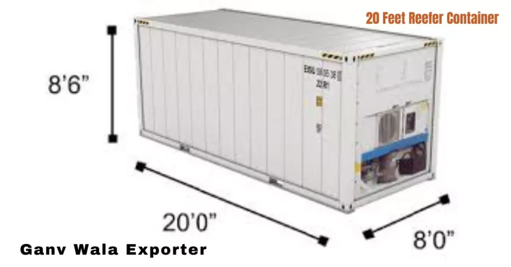 20 feet reefer container