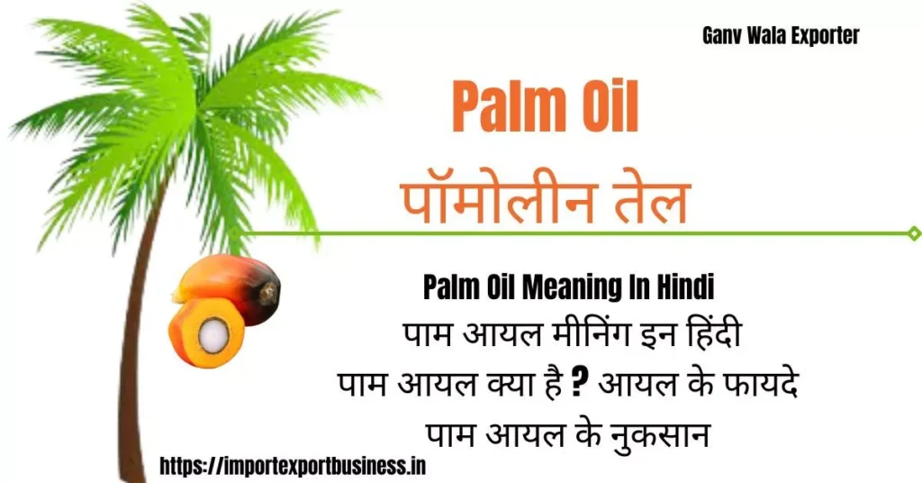 palm oil meaning in hindi